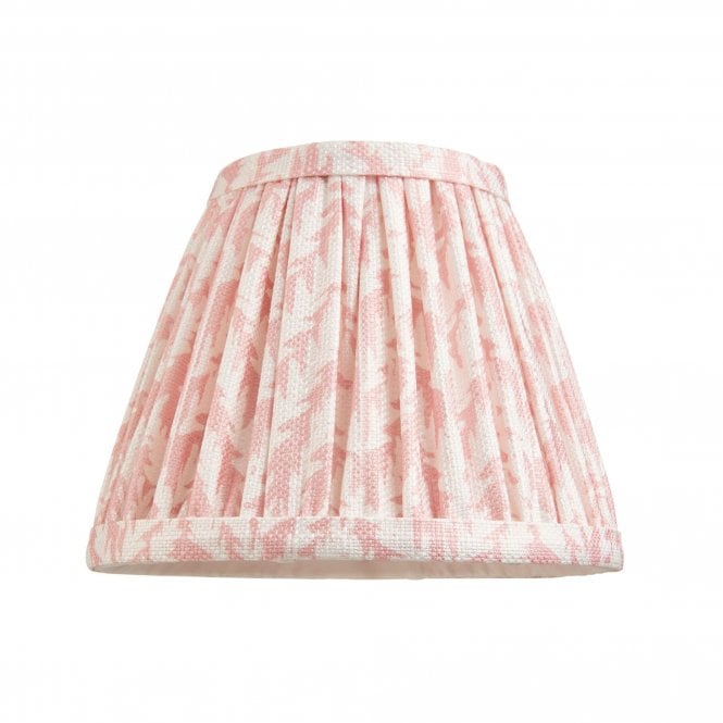 Leaf 16cm Tapered Fabric Shade, Peachy Keen Leaf