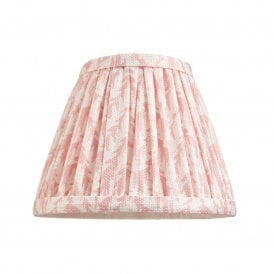 Leaf 16cm Tapered Fabric Shade, Peachy Keen Leaf