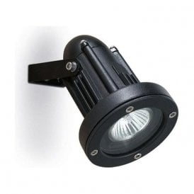 Leds C4 Helio 05-9640-05-37 Black Injected Aluminium & Hardened Glass Wall Light