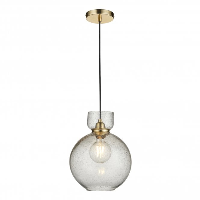  Alchemy Clear Bubble Glass Pendant Light