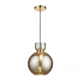 Lightplan Collection Alchemy Silvered Glass Pendant Light