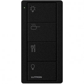 Lutron Pico Scene 4 Button Kitchen Keypad Black