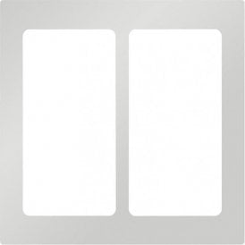 Lutron Pico Wall Faceplate 2 Gang Wireless Dual Opening Brushed Chrome