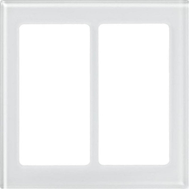 Lutron Pico Wall  Faceplate 2 Gang Wireless Dual Opening Glass
