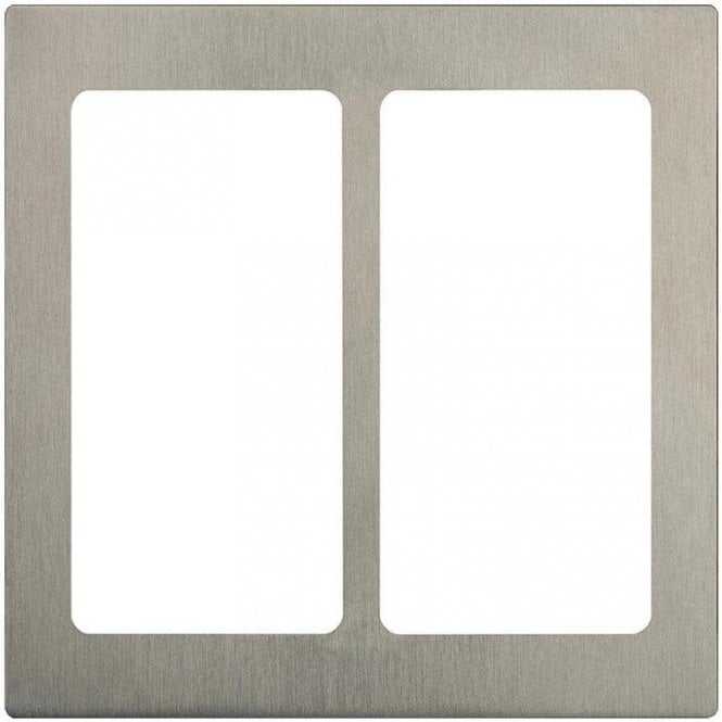 Lutron Pico Wall  Faceplate 2 Gang Wireless Dual Opening Satin Nickel
