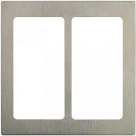 Lutron Pico Wall  Faceplate 2 Gang Wireless Dual Opening Satin Nickel