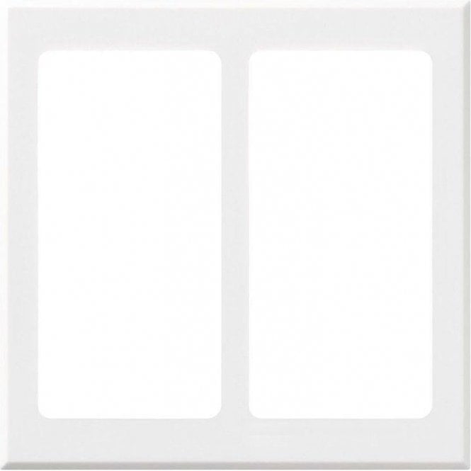 Lutron Pico Wall Faceplate 2 Gang Wireless Dual Opening White