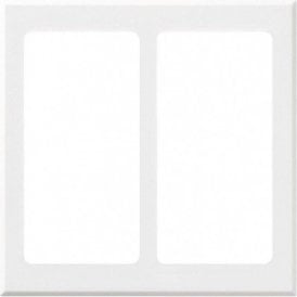 Lutron Pico Wall Faceplate 2 Gang Wireless Dual Opening White