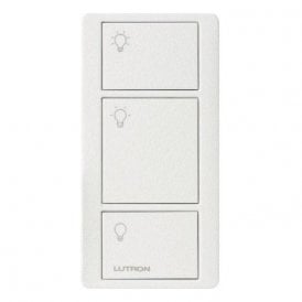 Lutron Pico Zone Remote 3 Button Keypad White