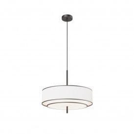 Maytoni Bergamo Pendant Light, Black & White
