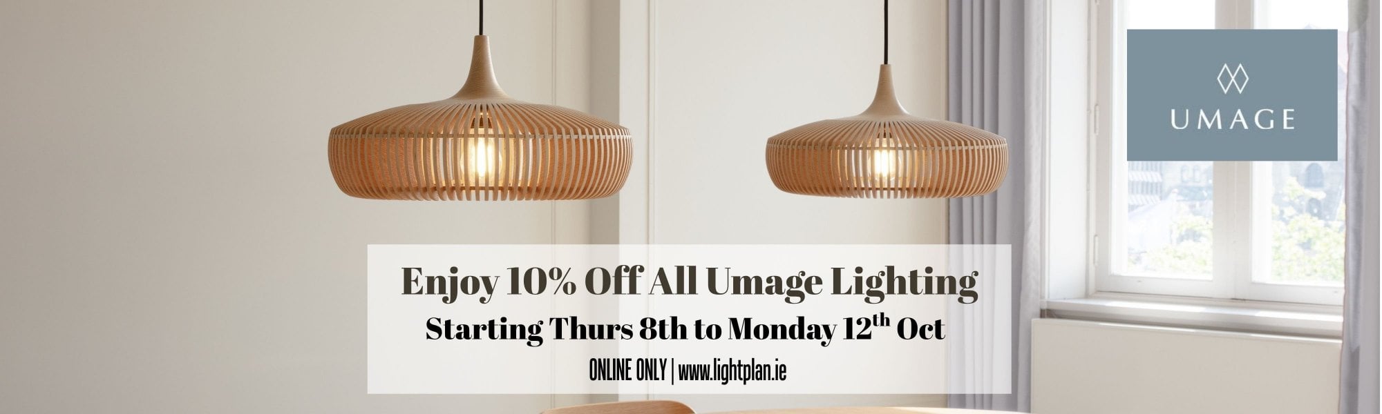 10% Off All Umage lighting