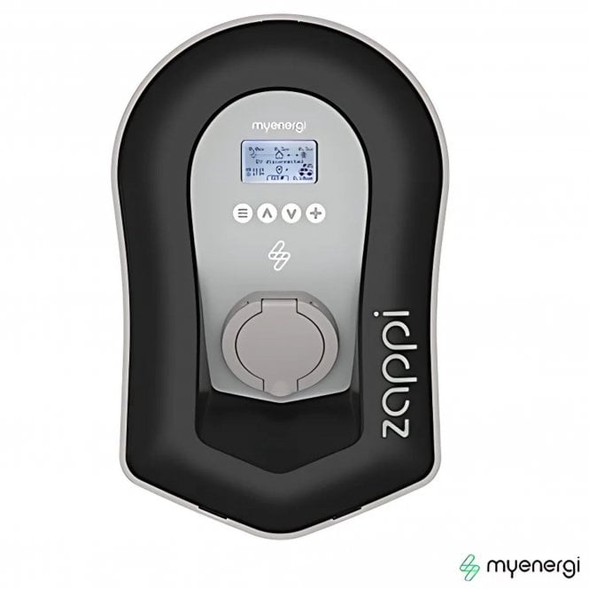 myenergi Zappi 7kW Single Phase Untethered EV Charger Black, WIFI/ENET