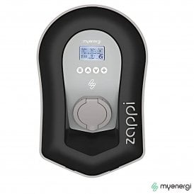 myenergi Zappi 7kW Single Phase Untethered EV Charger Black, WIFI/ENET
