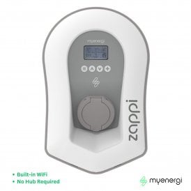 myenergi Zappi 7kW Single Phase Untethered EV Charger White, WIFI/ENET