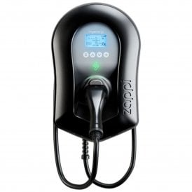 myenergi Zappi EV Charger 7KW 22W Multiphase Tethered, Black