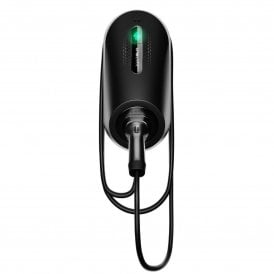 myenergi ZAPPI GLO EV Charger, 7kw Black Tethered