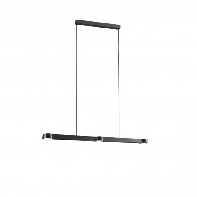 Optic Linear Carbon Black Pendant Light