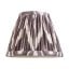Zigzag 16cm Tapered Fabric Shade, Pearl Grey