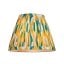 Ikat 16cm Tapered Fabric Shade, Yellow/Jade