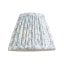 Leaf 16cm Tapered Fabric Shade, Shell Bay Blue Leaf