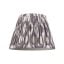 Ikat 20cm Tapered Fabric Shade, Pearl Grey