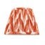 Zigzag 20cm Tapered Fabric Shade, Apricot