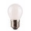 Dar LED Golf Ball Light Bulb ES E27, White Opal Glass