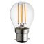 Endon Lighting B22 LED Filament Golf Lamp Dimmable 4W 2700K