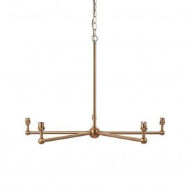 Santiago 5lt Pendant Light, Brass