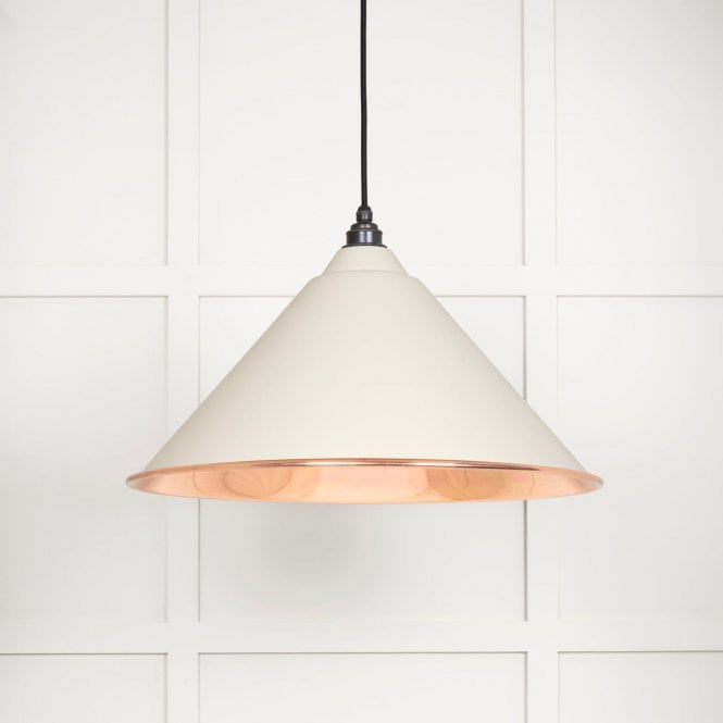 Smooth Copper Hockley Pendant Light in Teasel