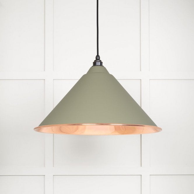 Smooth Copper Hockley Pendant Light in Tump