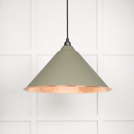Smooth Copper Hockley Pendant Light in Tump