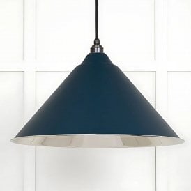 Smooth Nickel Hockley Pendant Light in Dusk