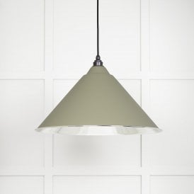 Smooth Nickel Hockley Pendant Light in Tump