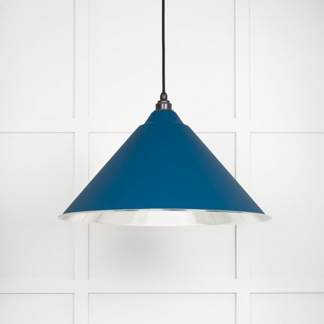 Smooth Nickel Hockley Pendant Light in Upstream