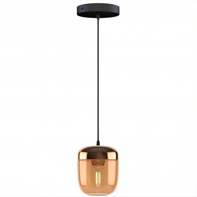 Umage Acorn Pendant Lampshade, Amber Brass