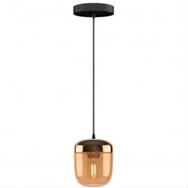 Umage Acorn Pendant Lampshade, Amber Brass