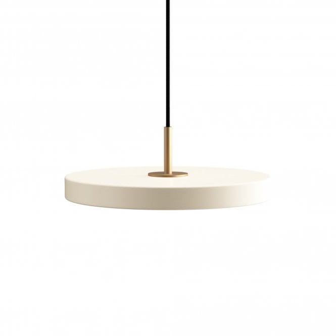 Umage Asteria Plus Pendant Light, Medium, Nuance Orange, Brass Top