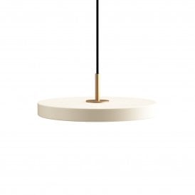 Umage Asteria Plus Pendant Light, Medium, Nuance Orange, Brass Top