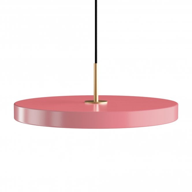 Umage Asteria Plus Pendant Light, Medium, Nuance Rose, Brass Top