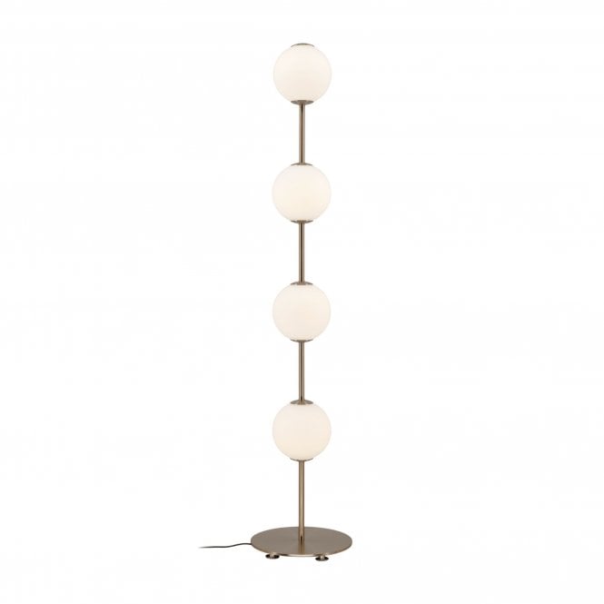 Umage Audrey Four Globe Floor Lamp, Brass