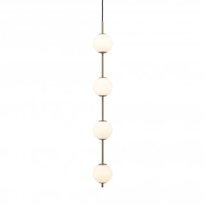 Umage Audrey Four Globe Pendant Light, Brass