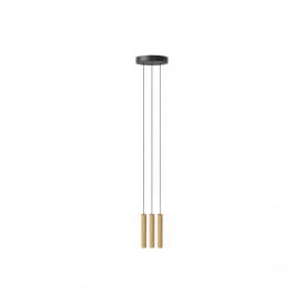 Umage Chimes Short Cluster 3 Pendant Light, Oak