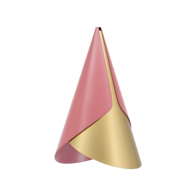 Umage Cornet Nuance Pendant Lamp Shade, Rose & Brass