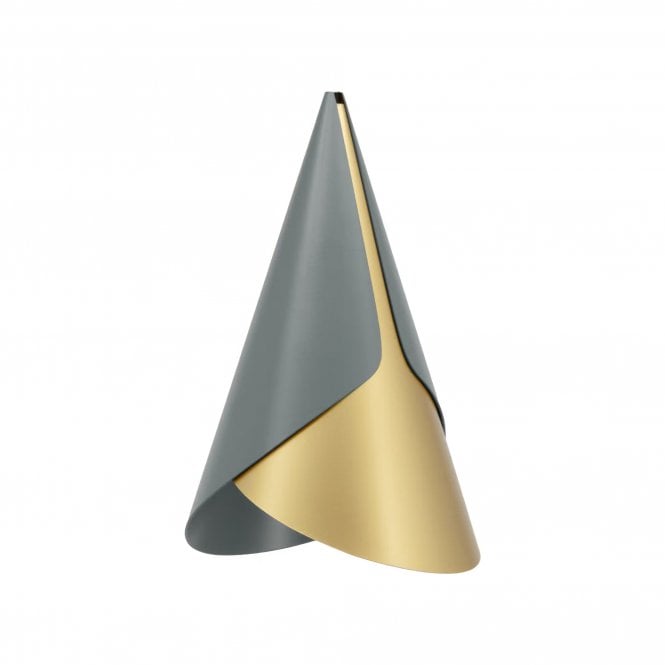 Umage Cornet Pendant Lamp Shade, Slate & Brass