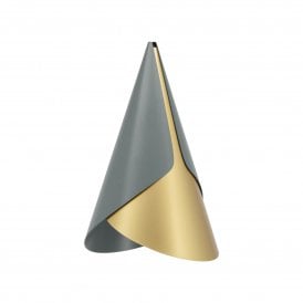 Umage Cornet Pendant Lamp Shade, Slate & Brass