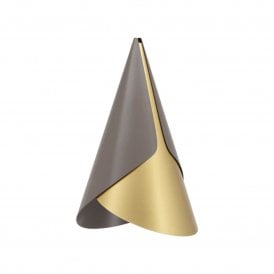 Umage Cornet Pendant Lamp Shade, Umber & Brass