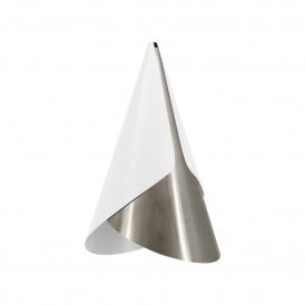 Umage Cornet Pendant Lamp Shade, White & Steel