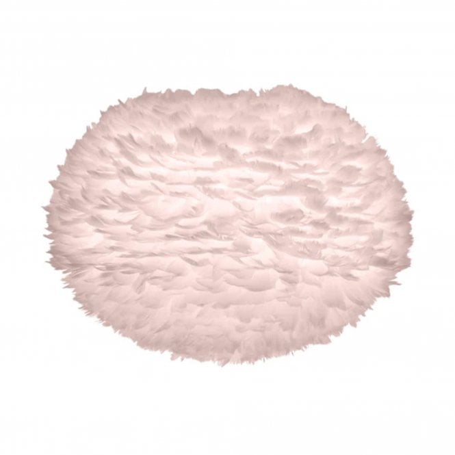 Umage Large Eos Lampshade Natural Goose Feather, Light Rose