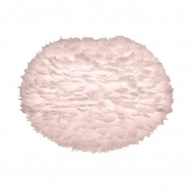 Umage Large Eos Lampshade Natural Goose Feather, Light Rose